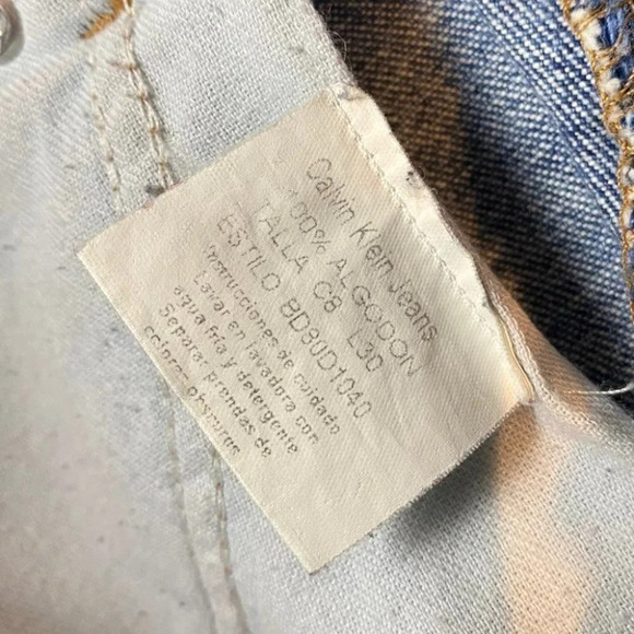 Calvin Klein Vintage Bootcut Sandblast Jeans - Picture 12 of 14